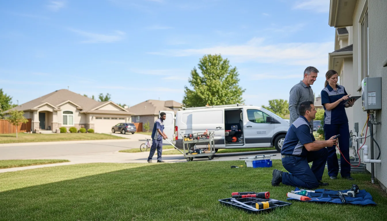 Tankless water heater service in Davidson, NC